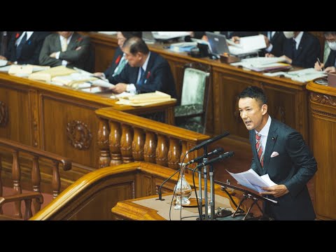 山本太郎【参議院本会議 代表質問】 2024.10.8 字幕入りフル