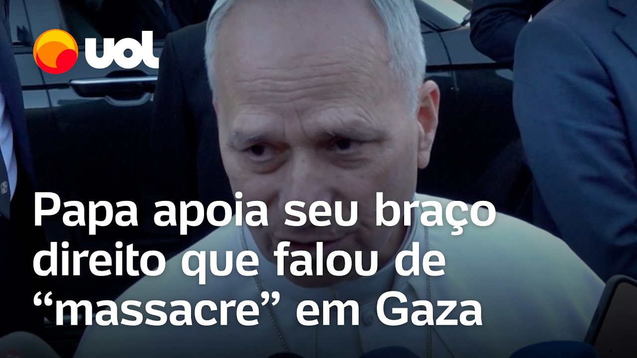 Papa apoia cardeal que falou de massacre em Gaza Expressou bem a opinião da Santa Sé