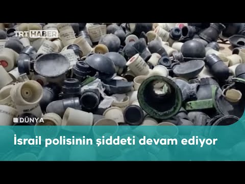 İsrail’in attığı plastik mermiler