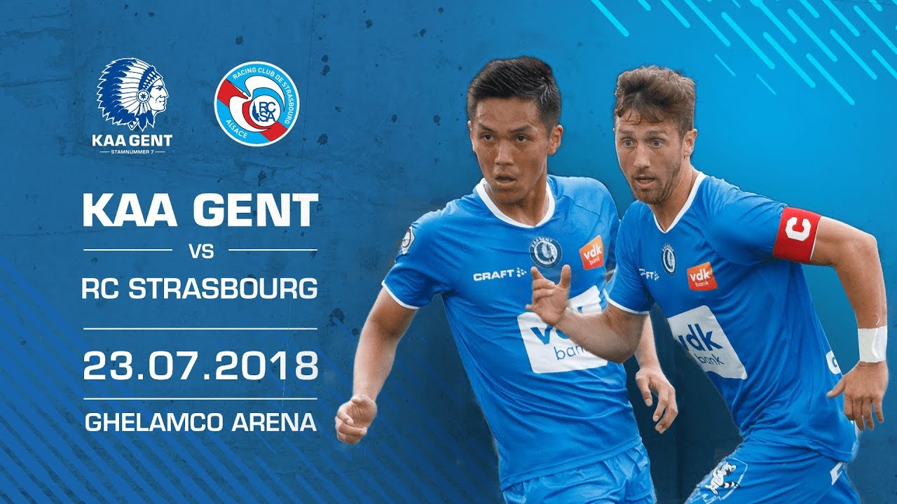 Samenvatting KAA GENT - RC Strasbourg (1-0)