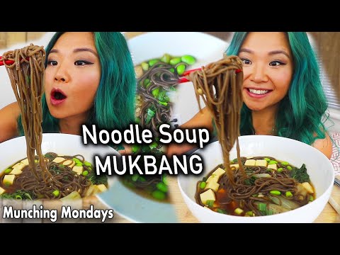 HOT NOODLE SOUP MUKBANG // Munching Mondays Ep.33