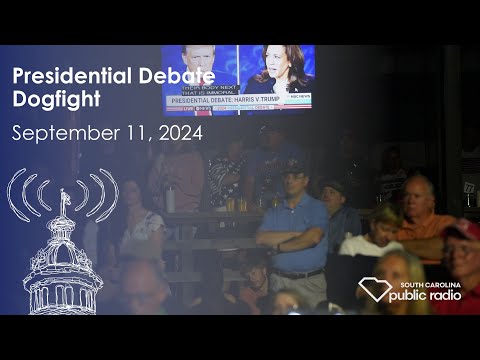 screenshot of youtube video titled Presidential Debate Dogfight | South Carolina Lede