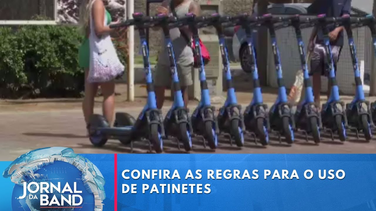 Confira as regras para o uso de patinetes