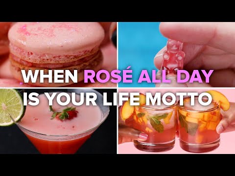 When "Rosé All Day" Is Your Life Motto ? Tasty Recipes