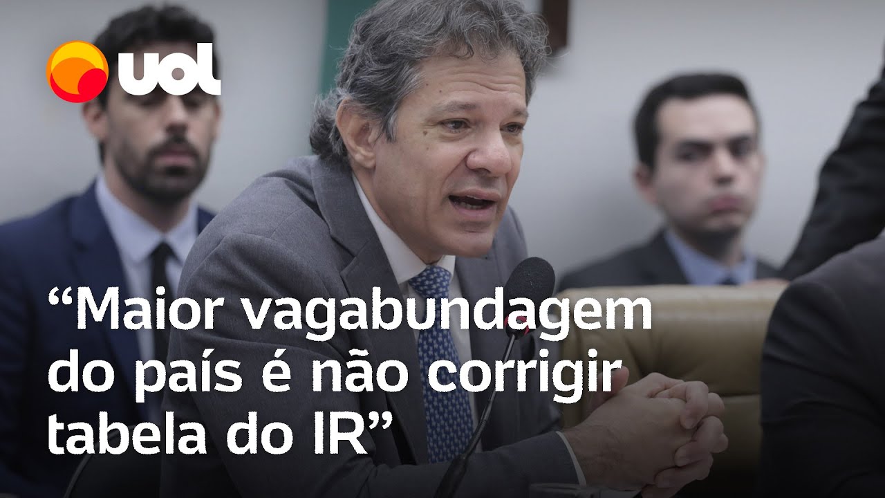 Deputado do PL critica Haddad, que rebate: ‘Maior vagabundagem do país é não corrigir tabela do IR’