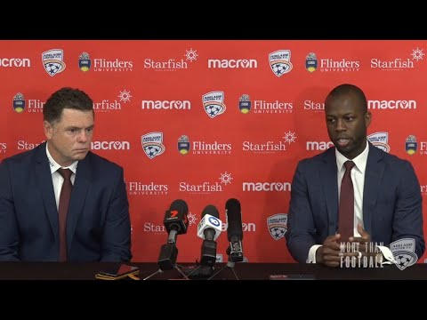 Carl Veart appointed Adelaide United interim Head Coach Press Conference Carl Veart appointed Adelaide United interim Head Coach Press Conference