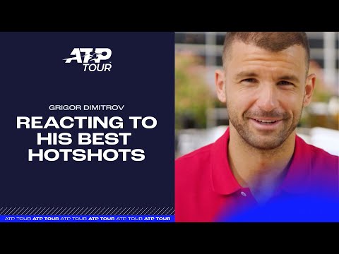 Dimitrov reacts to his BEST hotshots... 🤌