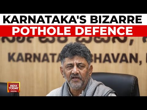 Potholes Everywhere, Even PM's House: Karnataka Dy CM DK Shivakumar's Bizarre Defence | India Today