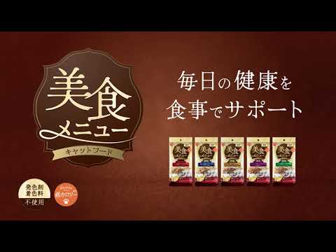 【毎日の健康を食事でサポート】美食メニューキャットフード