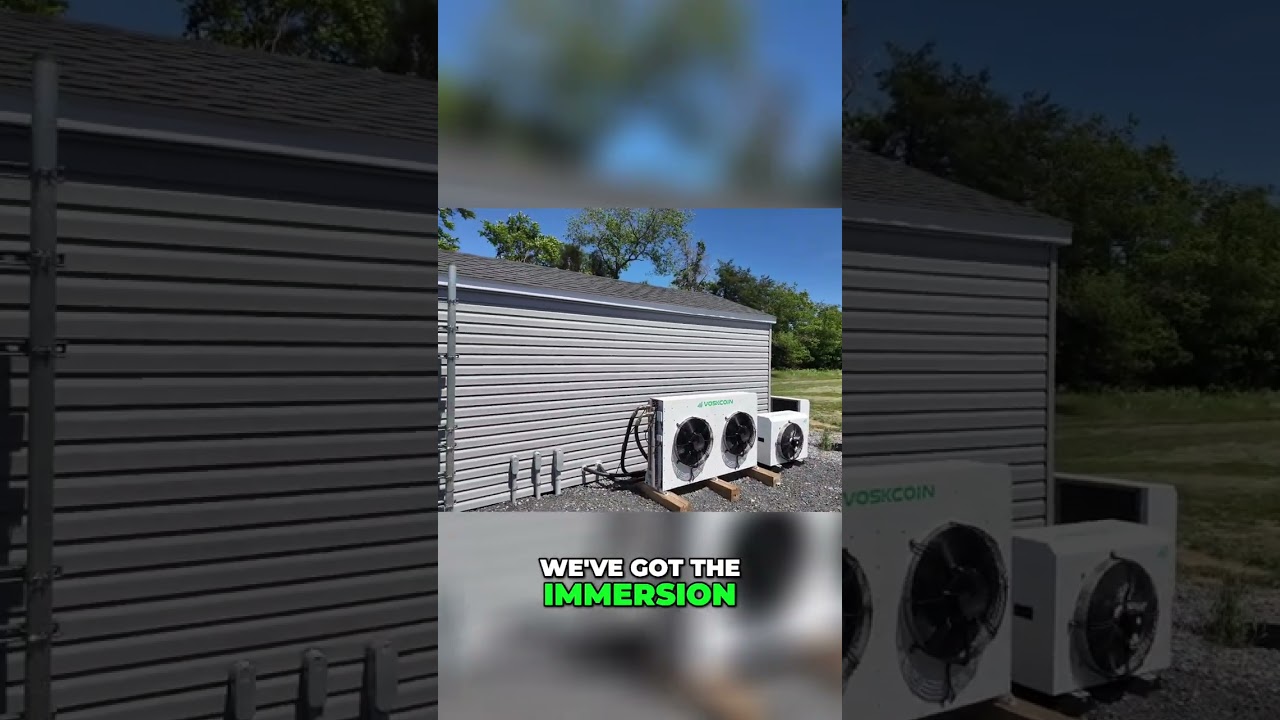 Bitcoin Mining: Air vs. Liquid Cooling Showdown! Which is Better? shorts