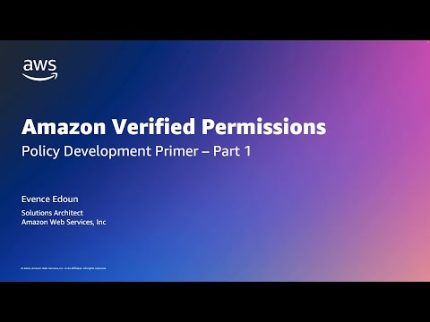 Amazon Verified Permissions - Policy Model (Primer Series #1) | Amazon Web Services