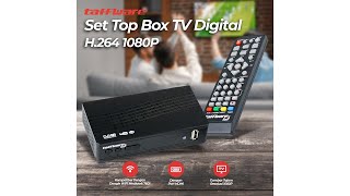 Pratinjau video produk Taffware Bien4 Set Top Box TV Digital H.264 1080P DVB-T2