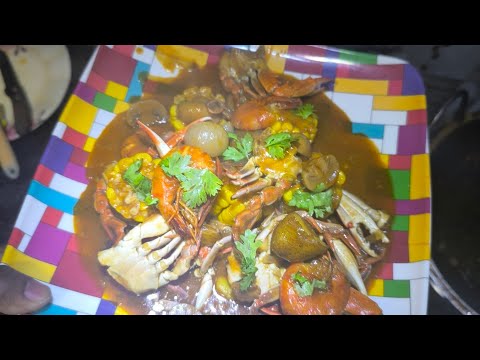 Midnight seafood craving ||crabs