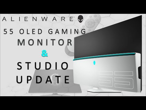 Alienware OLED 55 Gaming Monitor & Studio Update