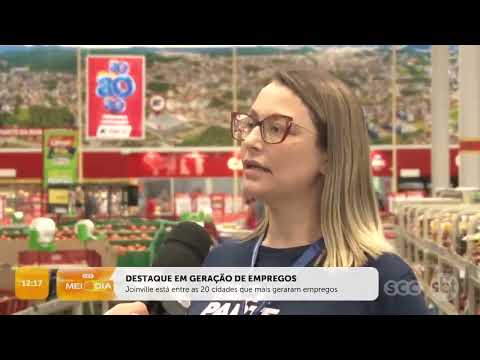 Joinville está entre as 20 cidades que mais geraram empregos | Cotidiano | SCC Meio-Dia