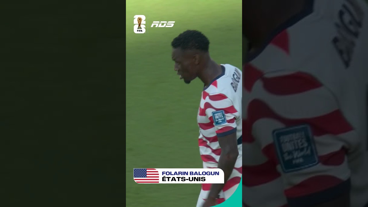 Folarin Balogun ouvre la marque pour les États-Unis! #FifaWorldCupOnYT