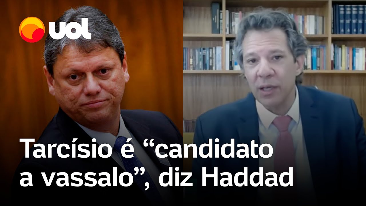 Haddad chama Tarcísio de candidato a vassalo e critica posição do governador sobre tarifa dos EUA
