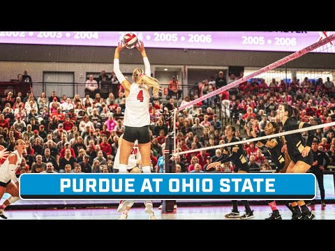 Purdue at Ohio State | Big Ten Volleyball | Oct. 15, 2023 | B1G+ Encore