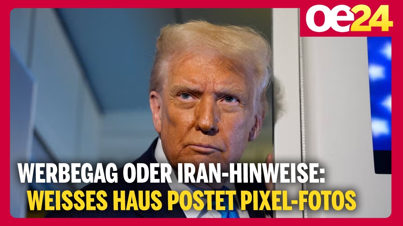 Werbegag oder Iran-Hinweise: Weißes Haus postet mysteriöse Pixel-Fotos