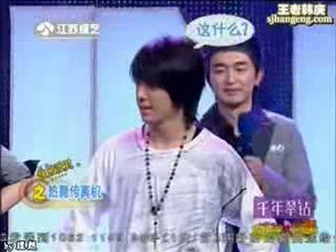 080418 非常大明星 Ryeowook, Henry, Donghae, Siwon sexy dance