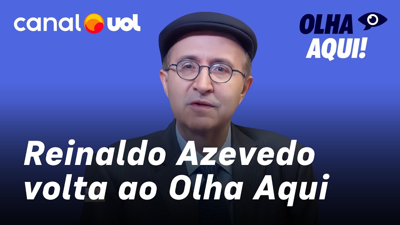 Reinaldo Azevedo volta ao Olha Aqui e agradece mensagens durante afastamento: ‘Estamos juntos’