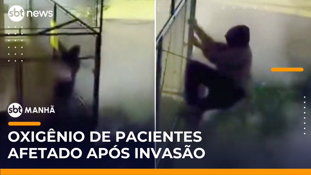 Ladrões invadem unidade de saúde para furtar fios e crime afeta oxigênio de pacientes | SBTManhã
