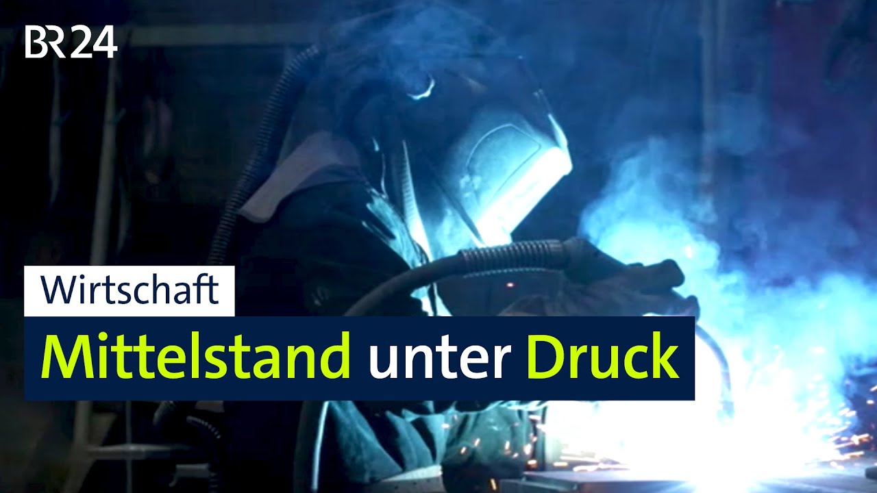 Der Mittelstand hat schwer zu kämpfen mit der Wirtschaftskrise | BR24
