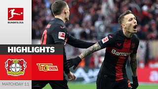 Grimaldo With Another Wondergoal | Bayer 04 Leverkusen — Union Berlin 4-0 | Highlights MD11 BL 23/24
