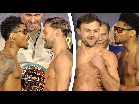 HEATED!! Shakur Stevenson vs. Josh Padley • WEIGH IN & FACE OFF | Beterbiev v Bivol | DAZN Boxing