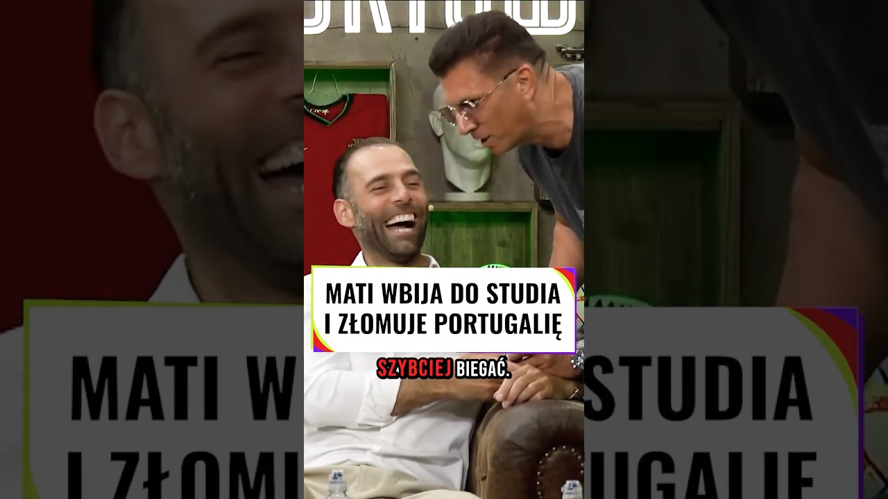 Borek wchodzi do studia w mocy futbolu #shorts
