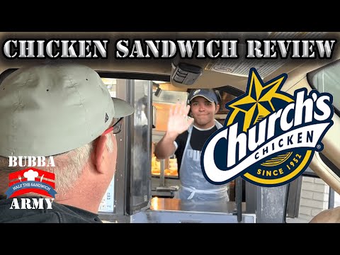 Church's Chicken Sandwich Review! Not Just 1 Bite, Half The Sandwich, Because I'm A Fatass - Ep. 7