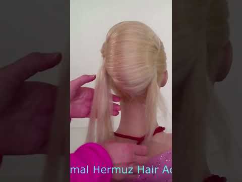 Bun hairstyle long hair #hairstyle #hair #weddinghair #easyhairstyle #short #video #blowup