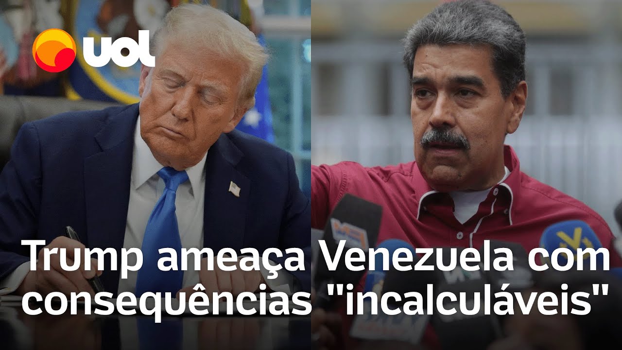 Trump ameaça Venezuela com consequências ‘incalculáveis’ se não aceitar retorno de imigrantes
