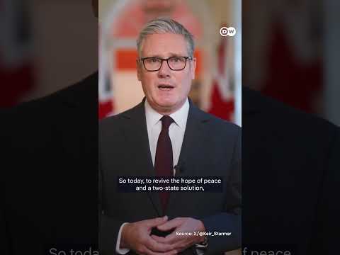 UK PM Starmer recognizing Palestine | DW News