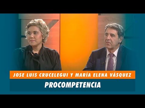 Jose Luis Crucelegui y María Elena Vásquez, presidenta de procompetencia | Matinal