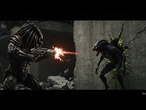 에이리언 vs 프레데터ㅣ격렬한 결투 씬