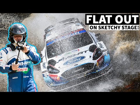 Modern WRC Car = Insane Speed! Flat Out on a SKETCHY Stage in WRC Mexico