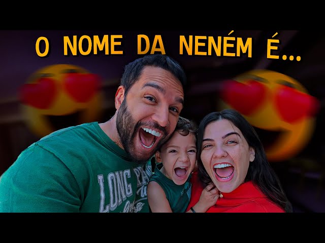 REVELAMOS O NOME DA NOSSA FILHA! 😍