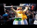 Maskottchen Asterix & Obelix machen sich fit für die WM