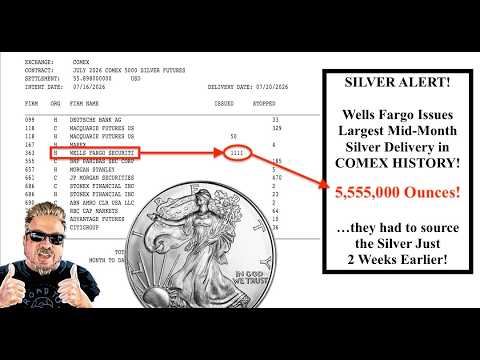 SILVER ALERT! Wells Fargo Playing "Warehouse Shell Game" w/ COMEX Silver Deliveries! (Bix Weir)
