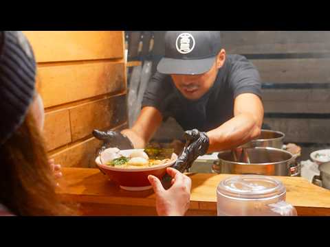 An incredibly delicious and beautiful ramen stall in Tokyo! 屋台 ラーメン