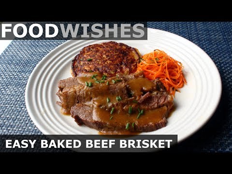 Easy Baked Beef Brisket - Food Wishes