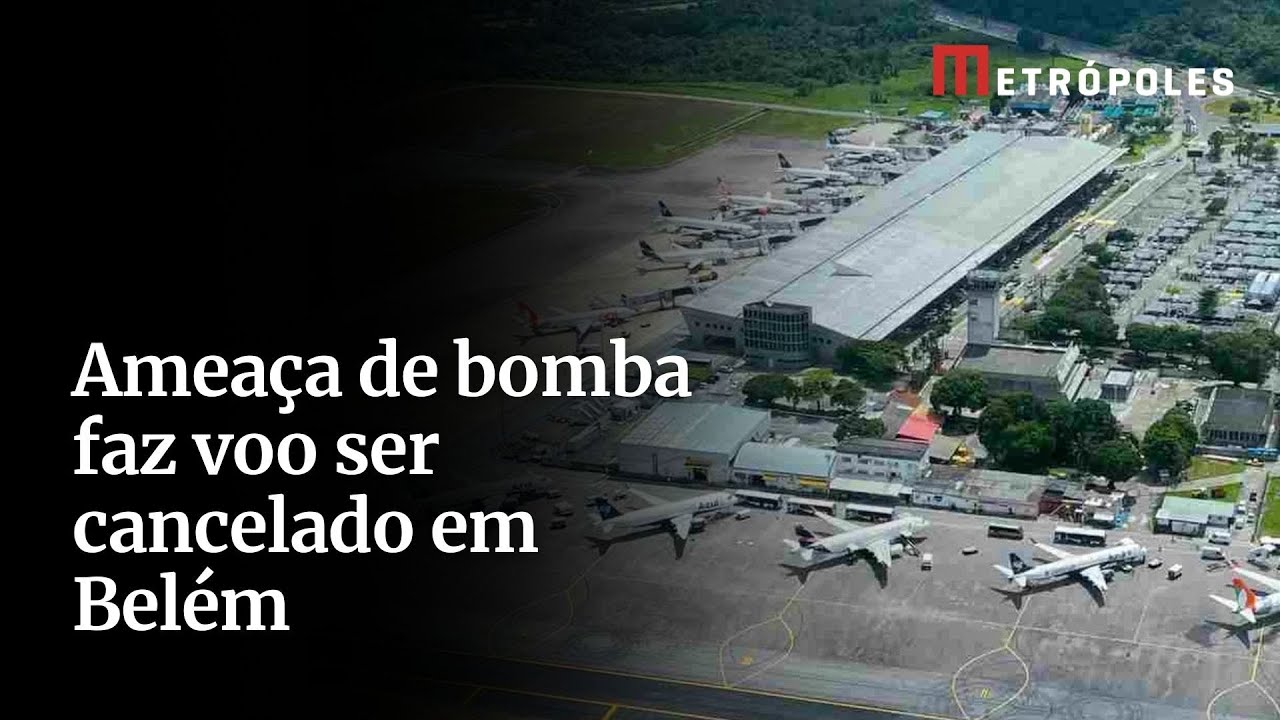 Passageiro faz ameaça de bomba e voo é cancelado em Belém