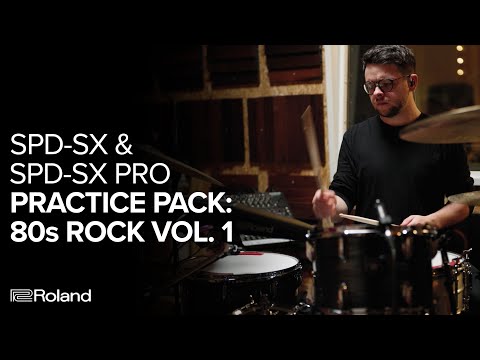 Roland SPD-SX/SPD-SX PRO Practice Pack: ‘80s Rock Vol. 1 Sound Demos