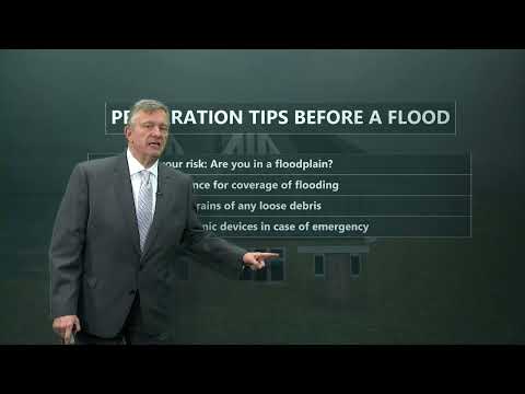 screenshot of youtube video titled Preparation Tips Before a Flood