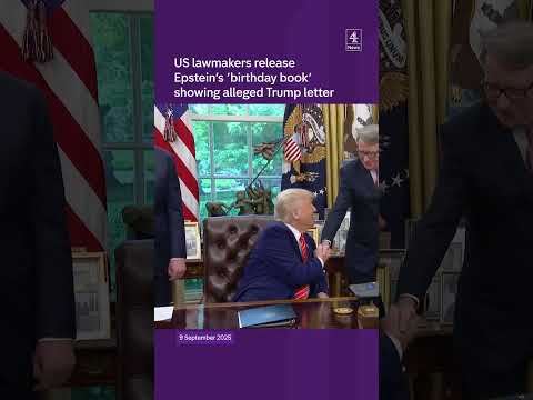 US lawmakers release Epstein's 'birthday book' showing alleged Trump letter