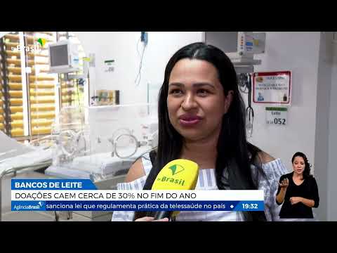 Doações de leite materno caem no fim do ano
