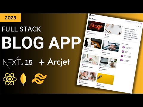 Build a Full Stack Secure Blog App with Next JS, Arcjet, Tailwind, MongoDB, Paypal (2024)