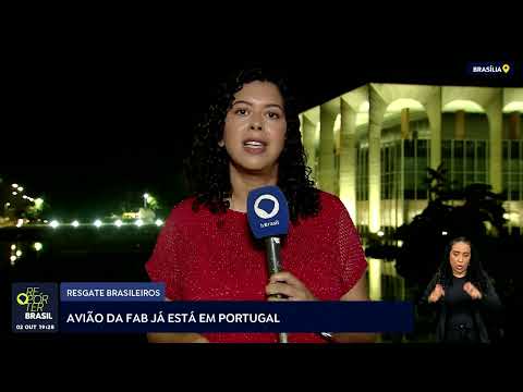 Resgate brasileiros:  avião da FAB já está em Portugal