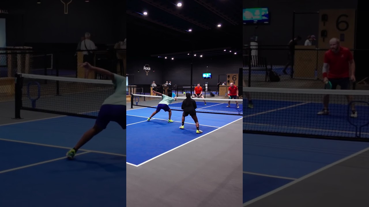 🥅Against Good Defense Net Is Your Friend #pickleball #sporthighlights #pickleballhighlights #sports